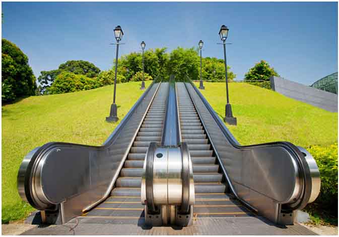 Indoor Escalator